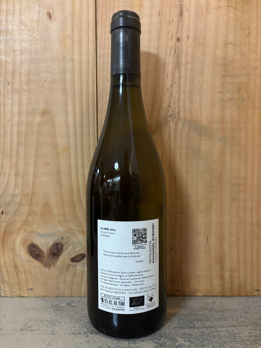CLOS TROTELIGOTTE K-Libre 2024 Vin de France (Cahors) 75cl Blanc