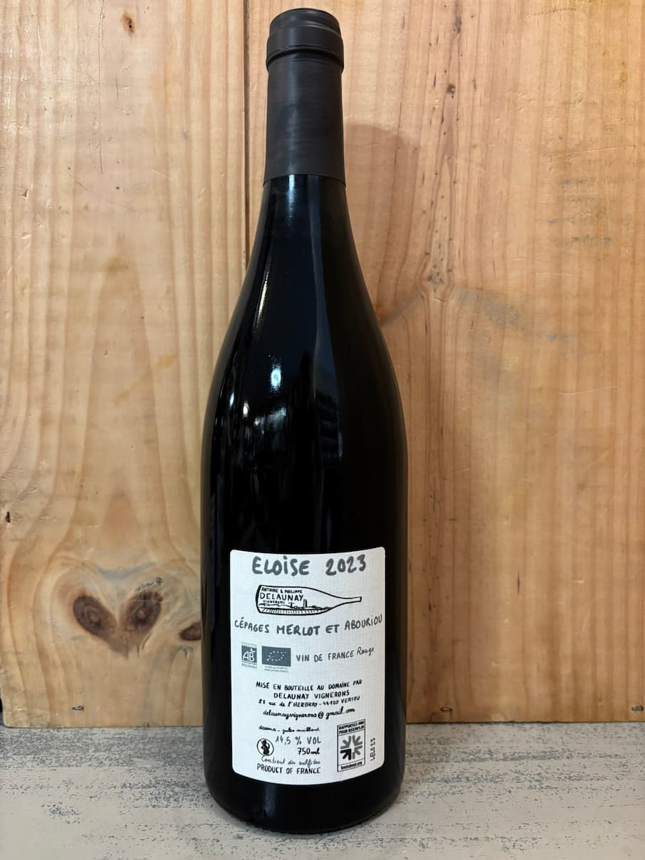 DELAUNAY Eloïse 2023 Vin de France (Muscadet) 75cl Rouge