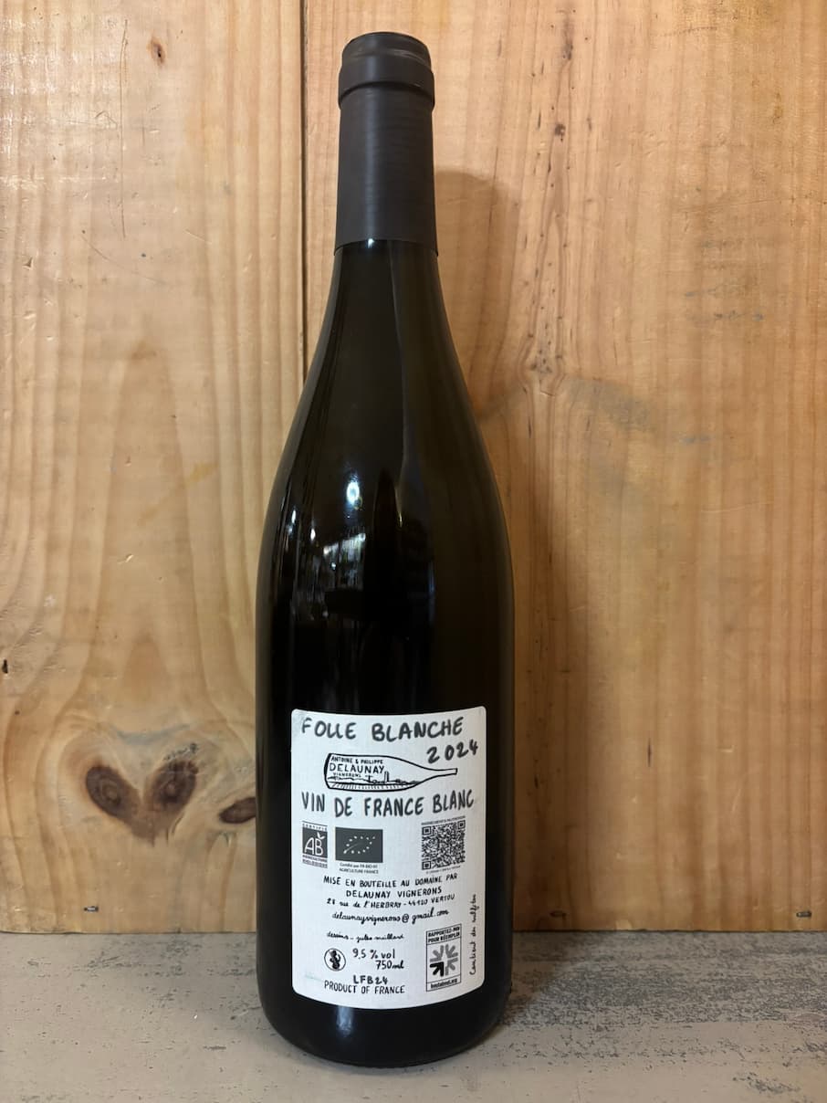 DELAUNAY Folle Blanche 2024 Vin de France (Muscadet) 75cl Blanc