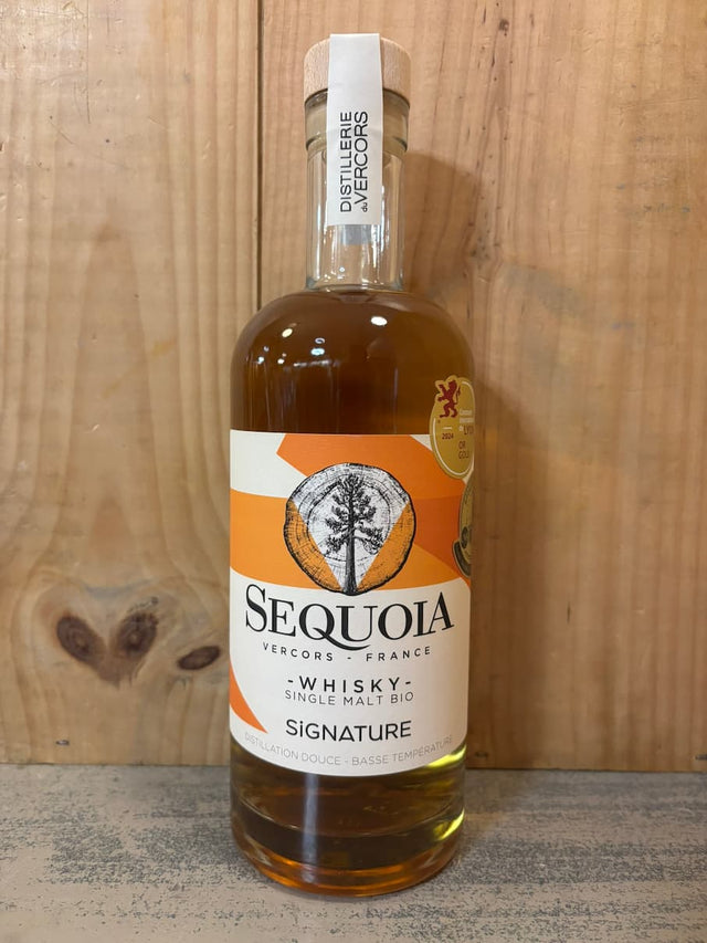 DISTILLERIE DU VERCORS Sequoia Signature Single Malt Bio 43° 70cl Whisky France