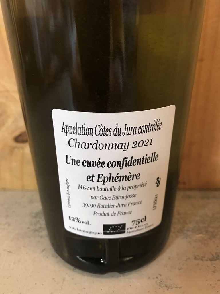 DOMAINE BURONFOSSE Ephémère Chardonnay 2020 Côtes du Jura 75cl Blanc -
