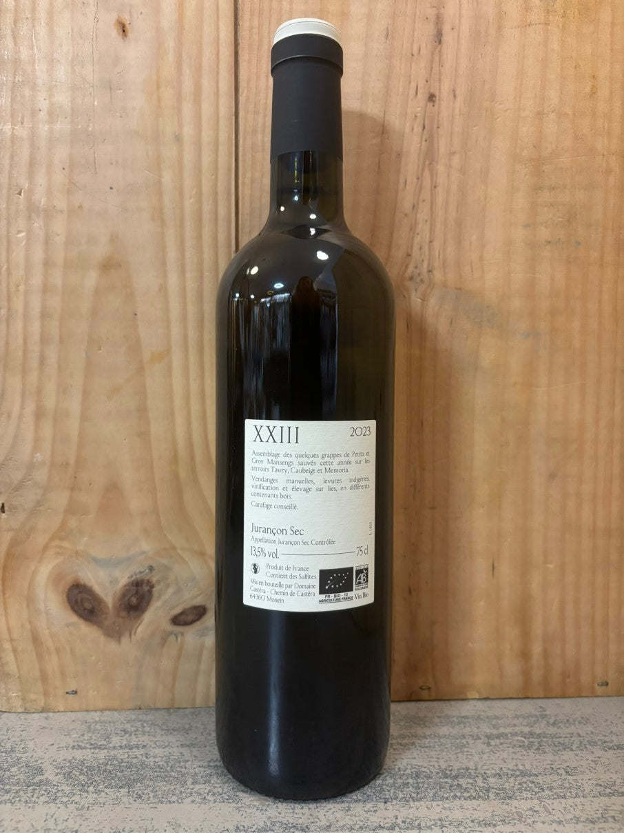 DOMAINE CASTERA XXIII 2023 Jurançon sec 75cl Blanc