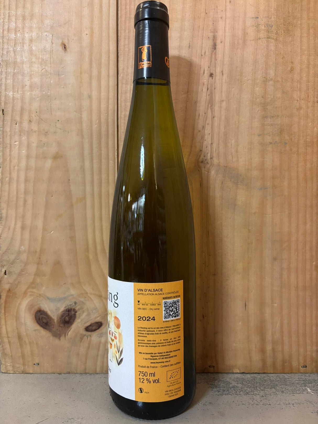 DOMAINE HEYWANG Riesling Dorf 2024 75cl Blanc