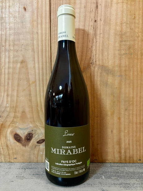 DOMAINE MIRABEL Loriot 2025 Pays d'Oc (Pic St Loup) 75cl Blanc