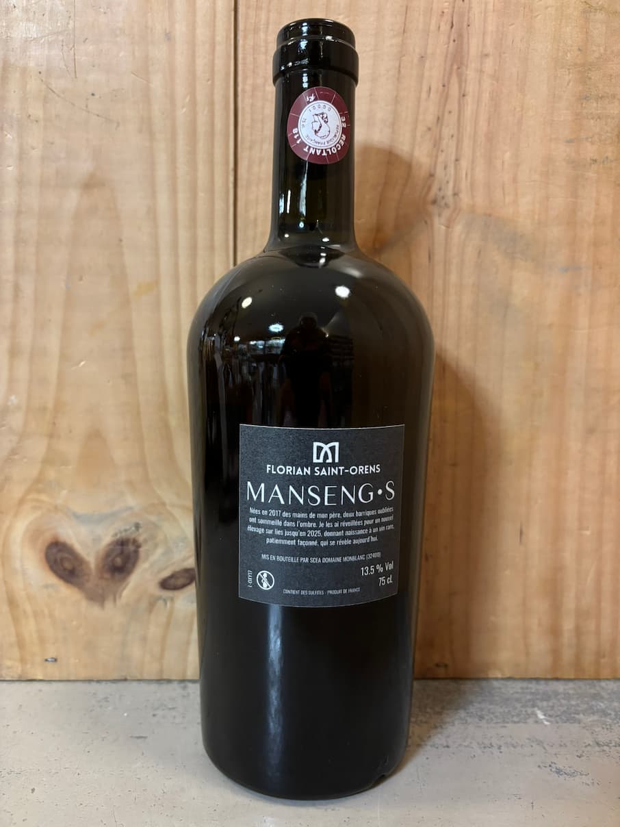 DOMAINE MONBLANC Manseng.s Vin de France 75cl Blanc sec oxydatif