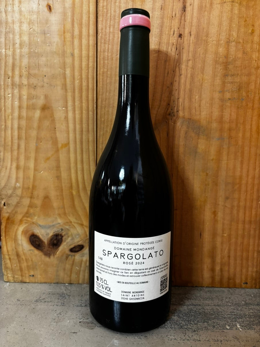 Domaine MONDANGE Spargolato 2024 AOP Corse 75cl Rosé