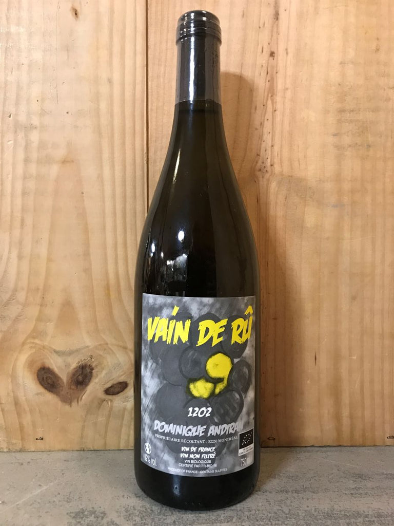 DOMINIQUE ANDIRAN Vain de Ru 1202 Vin de France Gers 75cl Blanc