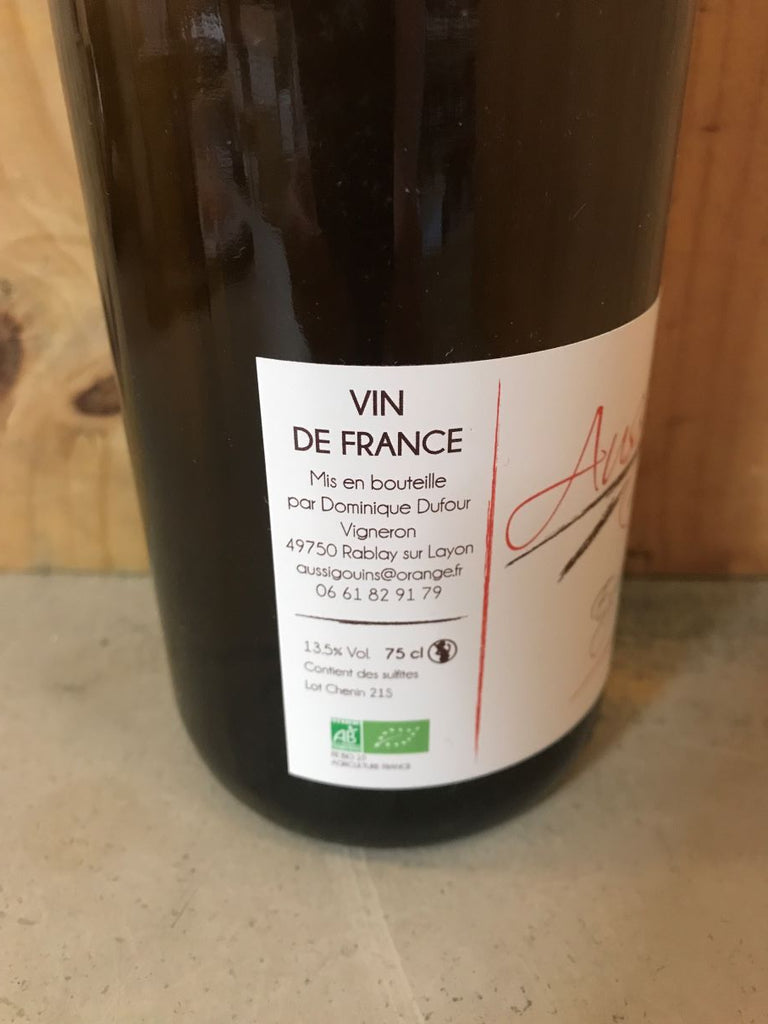 Dominique DUFOUR Les Aussigouins 2021 VdF (Anjou) 75cl Blanc