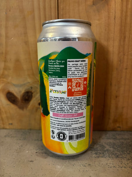 FAUVE BIERE Quelque Chose Qui Danse en Toi 7,7° Double NEIPA DDH 44cl Paris France