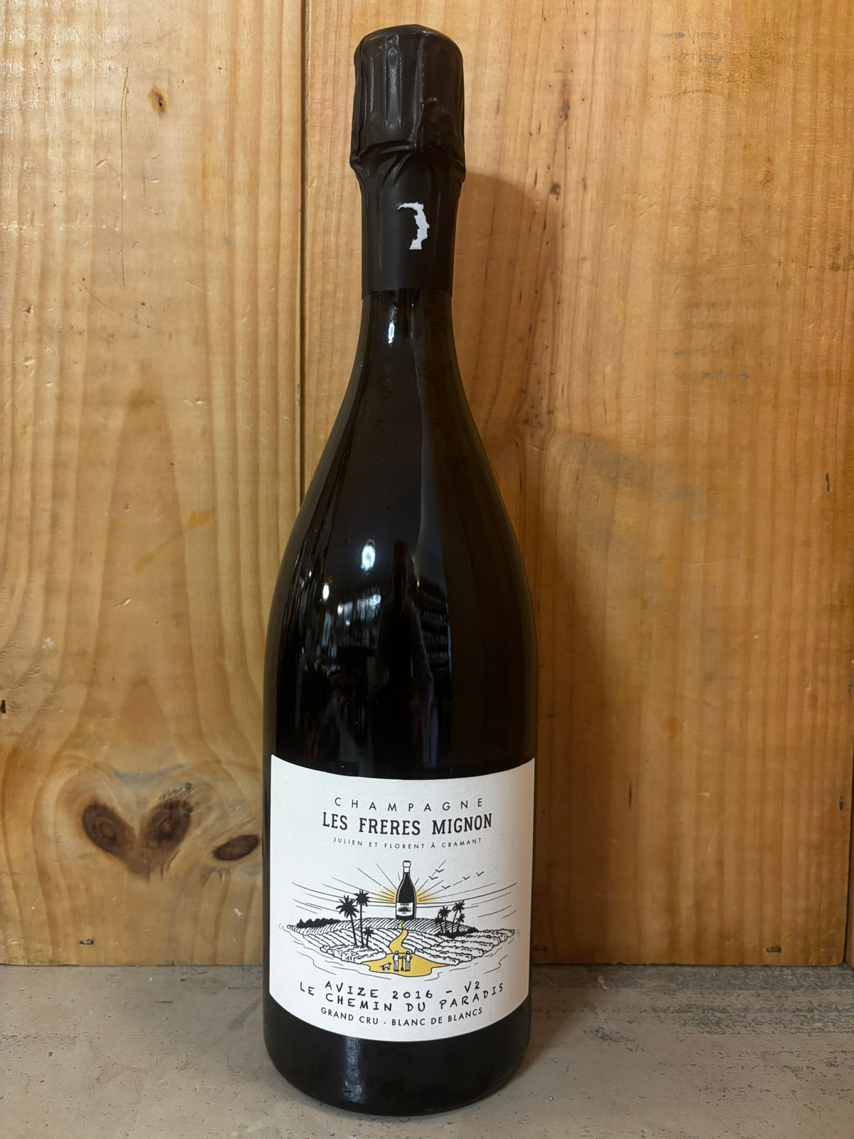 FRERES MIGNON Terroir d'AVIZE 2016 - V2 "Chemin de Paradis" Grand Cru Blanc Extra Brut Champagne 75cl Blanc 2Sem 2026
