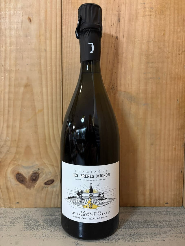 FRERES MIGNON Terroir d'AVIZE 2018 "Chemin de Paradis" Grand Cru Blanc Extra Brut Champagne 75cl Blanc 2Sem 2025 -