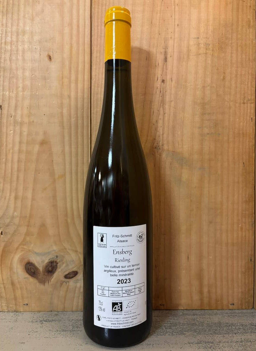 FRITZ-SCHMITT Riesling Ensberg 2023 Alsace 75cl Blanc
