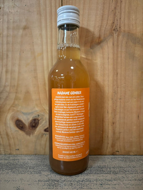 FRUITSLAGERS Madame Gember (Gingembre) 34cl Sirop