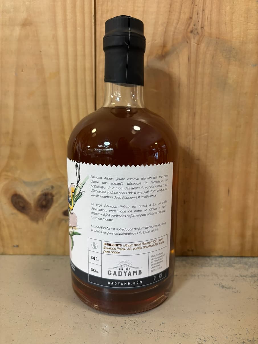 GADYAMB Arrangé M. KAFEVANI 34° 50cl Île de la Réunion