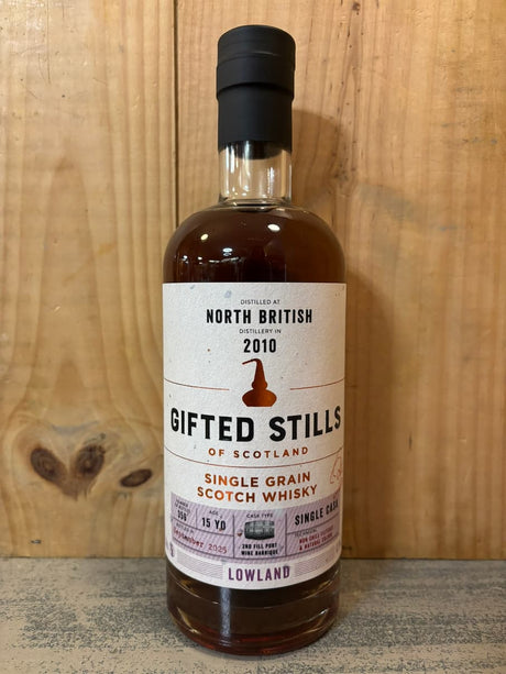 GIFTED STILLS North British 2010/2025 15 ans Lowland Finish Porto Single Cask Single Grain - mise 2025 43,7% 70cl