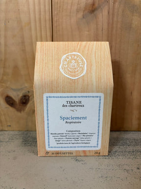 GRANDE CHARTREUSE Tisane Spaciement 20 infusettes Bio France