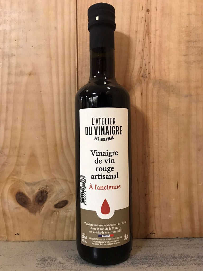 GRANHOTA Vinaigre de Vin Rouge à l'Ancienne 50cl Atelier Vinaigre
