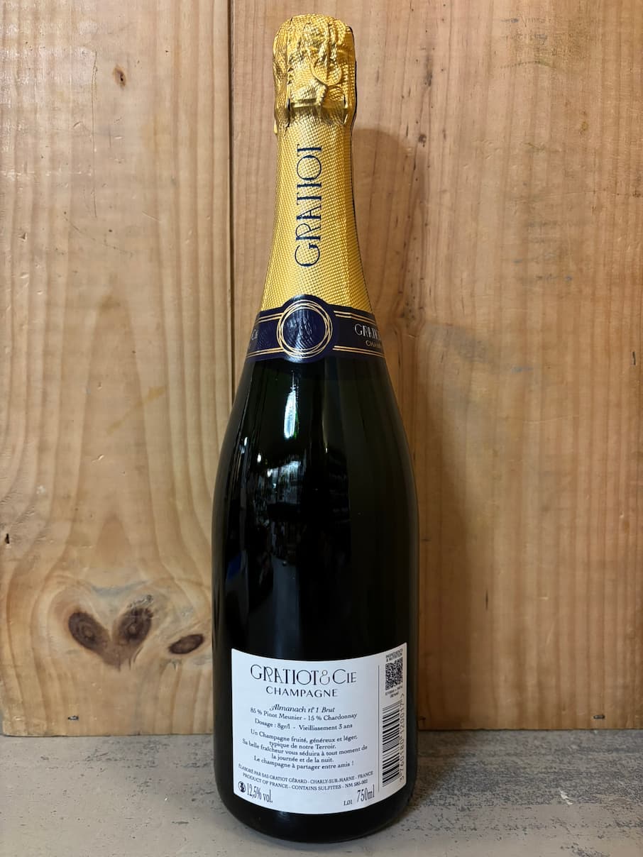 GRATIOT Almanach Brut no1 Champagne 75cl Blanc