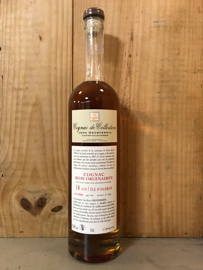 GROSPERRIN 18ans Bois Ordinaires île d'Oléron 49,4° 70cl Cognac