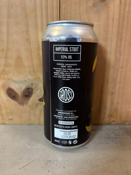 GROSS Good Old Days 9,5° Imperial Stout Can 44cl San Sebastian Espagne Brune