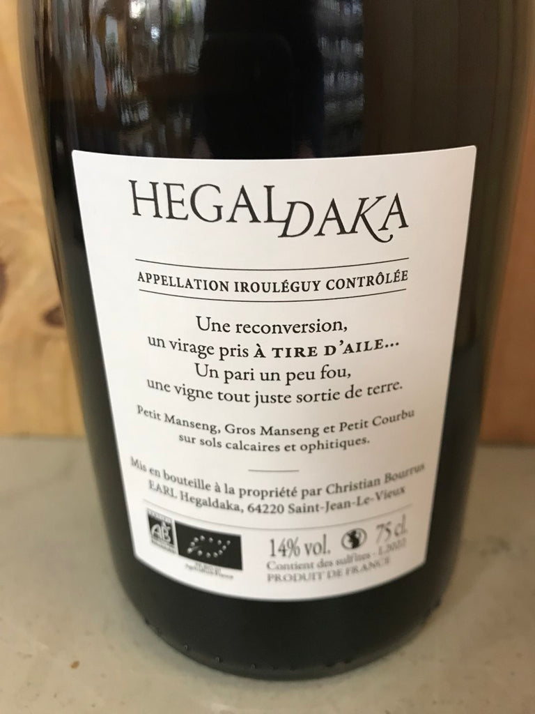 HEGALDAKA 2022 Irouléguy 75cl Blanc