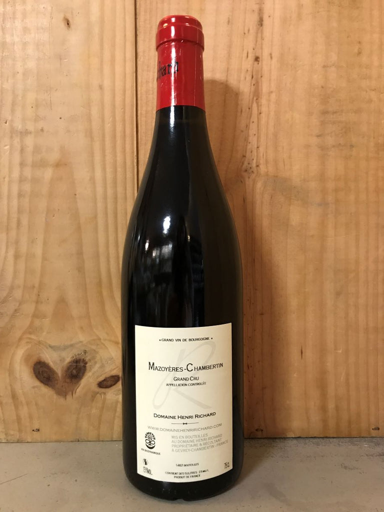 HENRI RICHARD Grand Cru Mazoyères Chambertin 2021 75cl Rouge