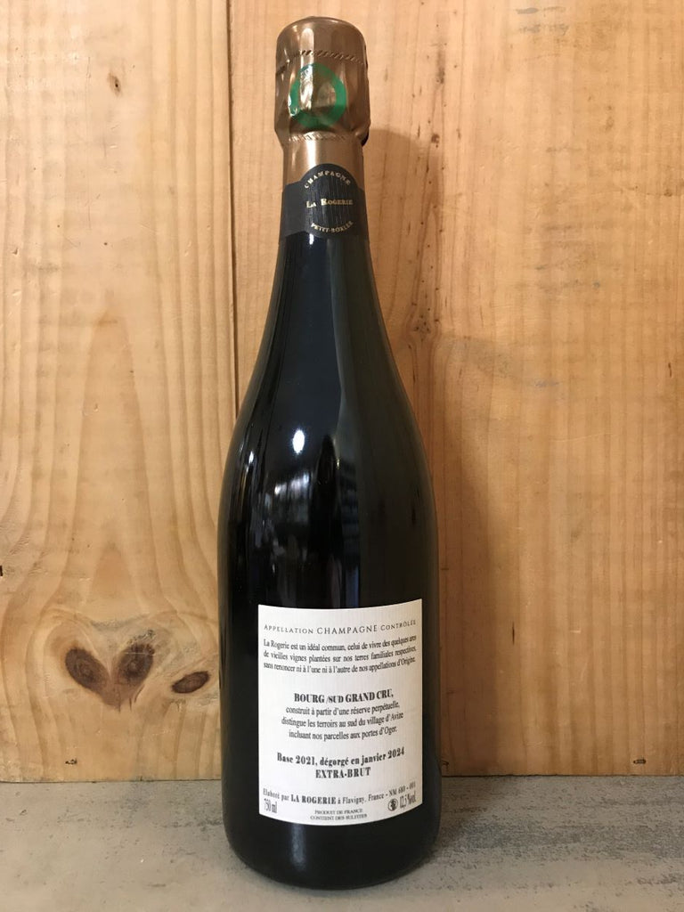 LA ROGERIE BOURG/SUD Réserve Perpétuelle Base2021 Grand Cru Extra Brut Champagne Avize 75cl Blanc