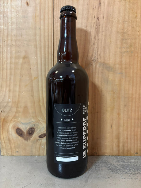 LA SUPERBE Blitz 4,9° Lager 75cl Sud-Ouest France