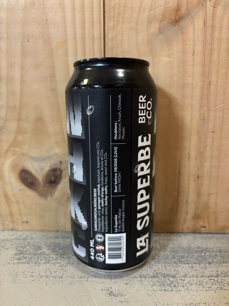 LA SUPERBE Glitchers 8° Double West Coast 44cl Sud-Ouest France