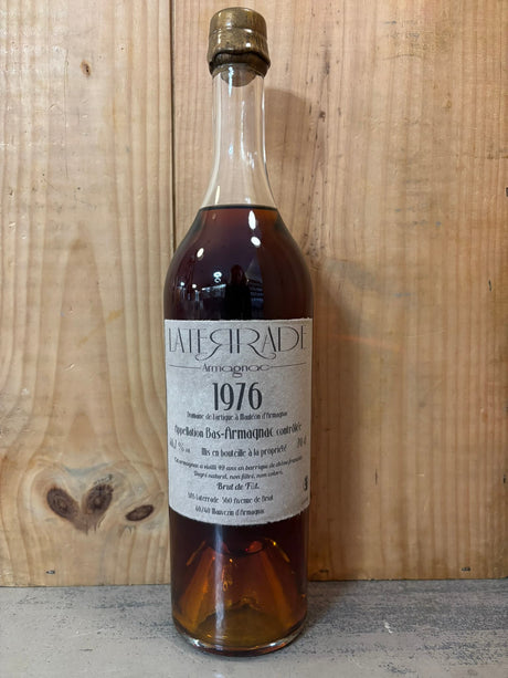 LATERRADE 1976 Domaine de Lartigue (Mauléon d'Armagnac) Brut de Fût 46,7° Bas Armagnac 70cl
