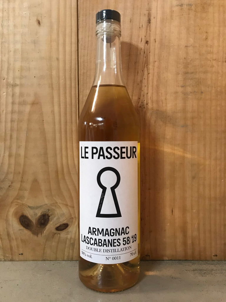 LE PASSEUR Lascabanes 58/19 fût n° 4 Double distillation 58° Armagnac 70cl