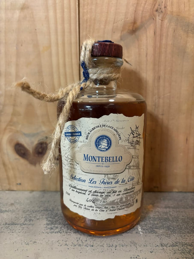 LES FRERES DE LA COTE Montebello Vieux Rhum 52,7° 50cl Guadeloupe