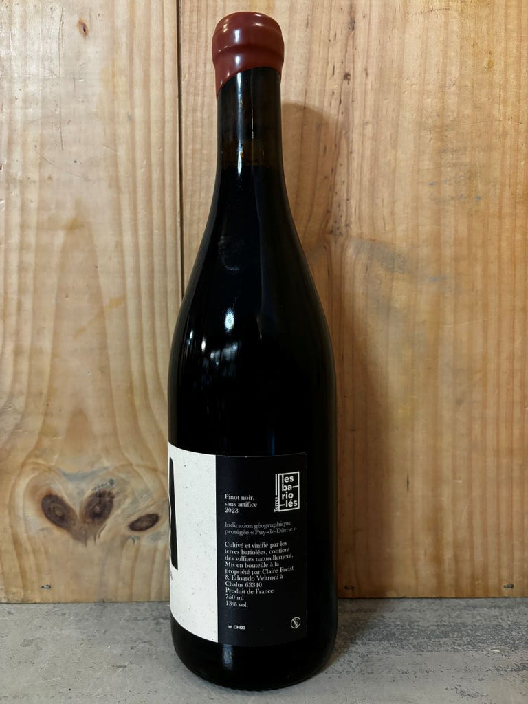 LES TERRES BARIOLEES Les Chirouzes Pinot Noir 2023 VdF 75cl Rouge Auvergne