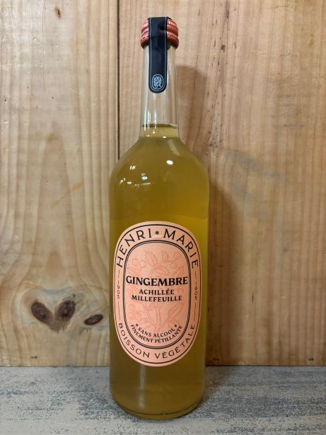 MAISON HENRI MARIE Gingembre 75cl Bio Boisson Végétale France