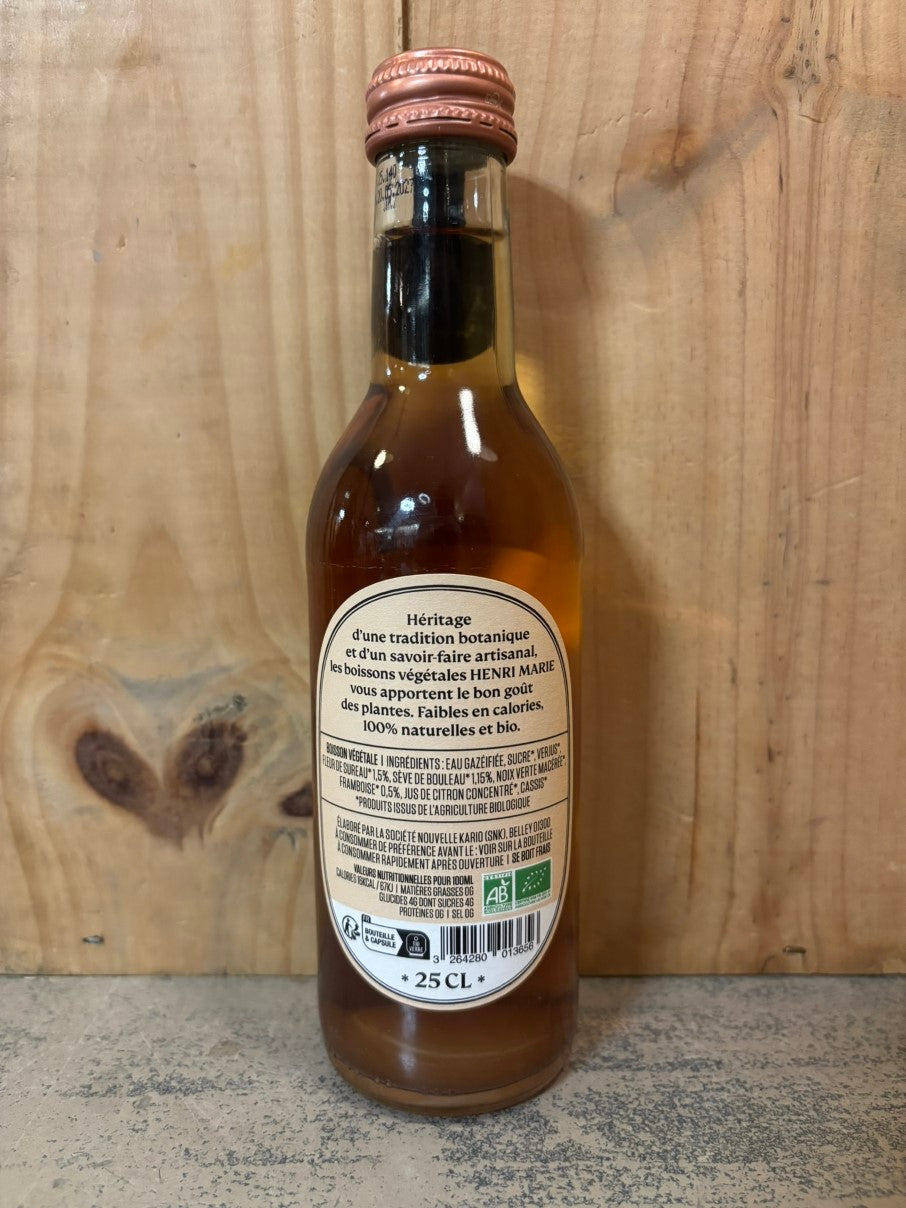 MAISON HENRI MARIE Elderflower 25cl Bio Botanical France