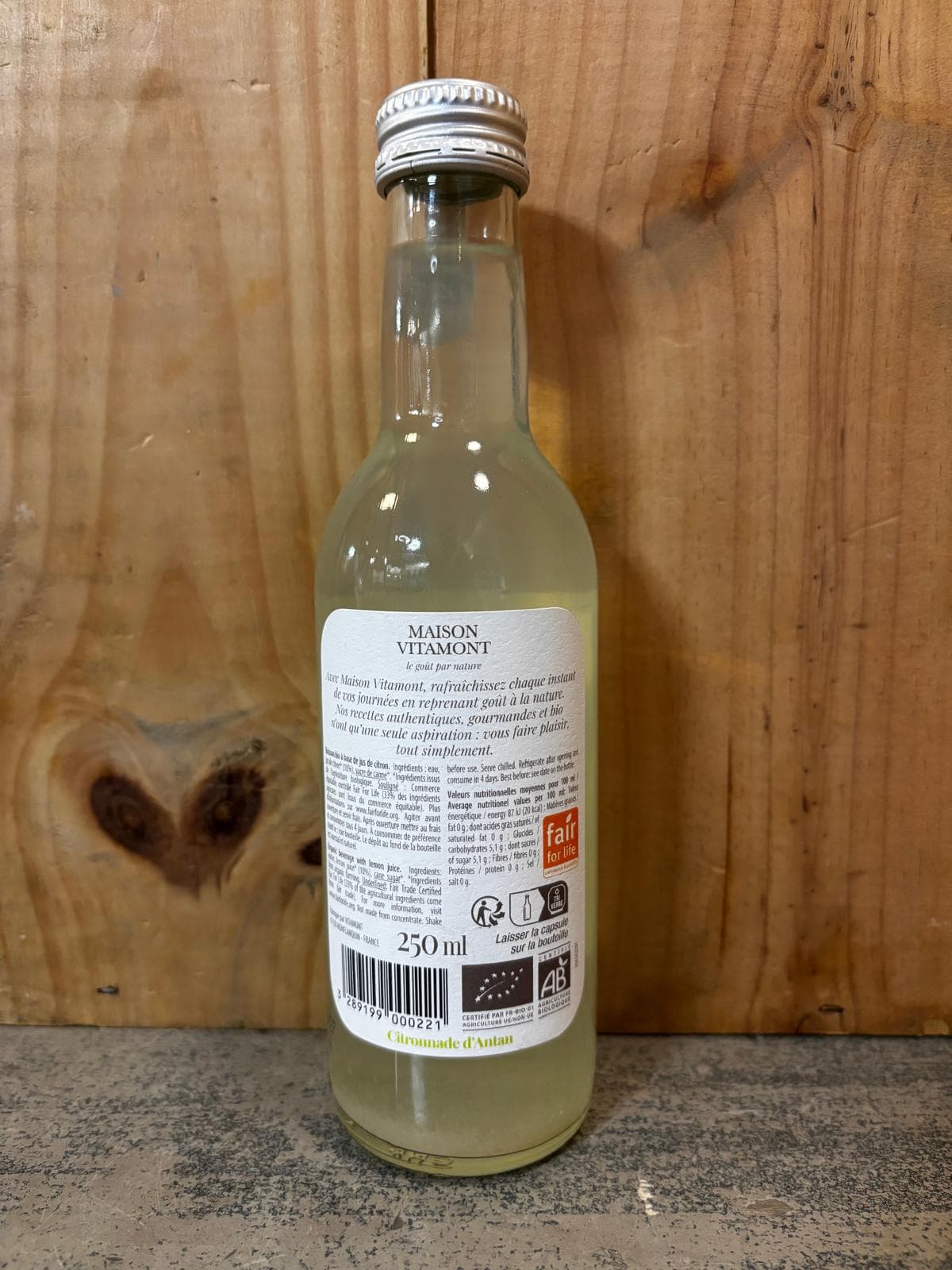MAISON VITAMONT Citronnade d'Antan 25cl Soda