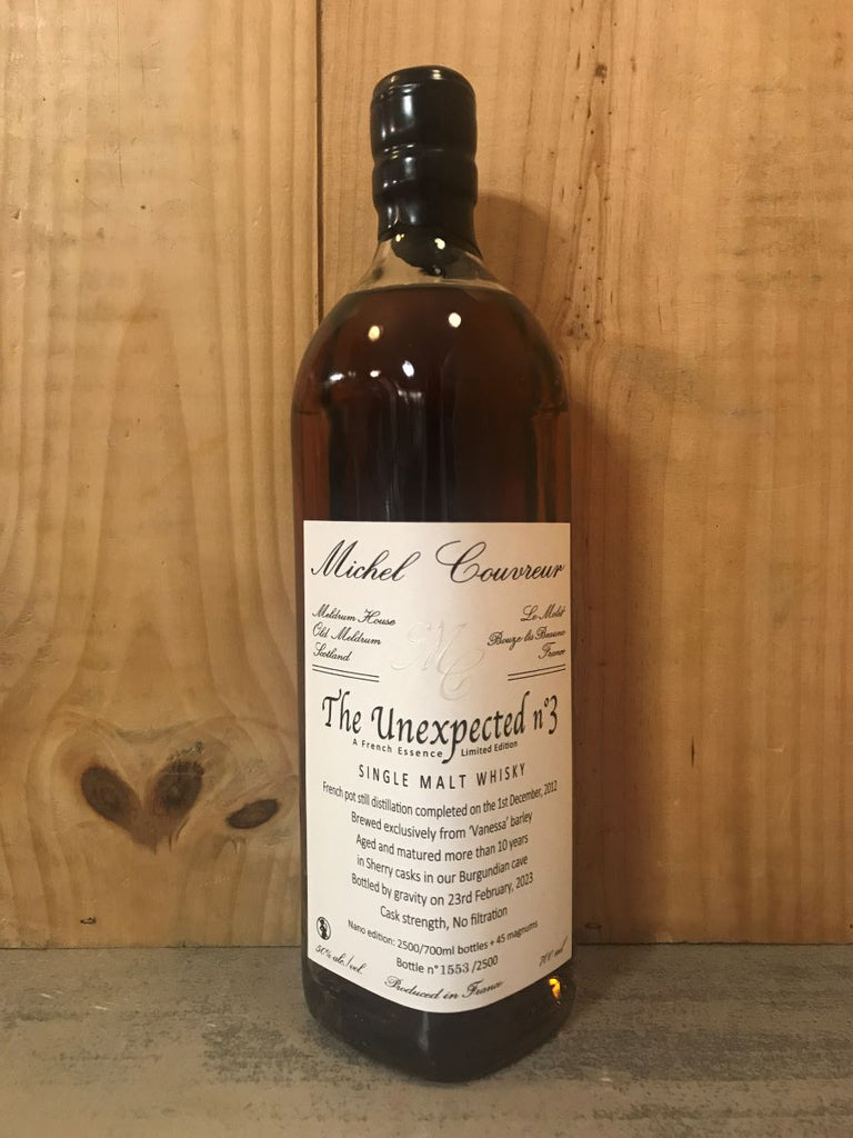 MICHEL COUVREUR The Unexpected no3 2012 50° 70cl Single Malt France