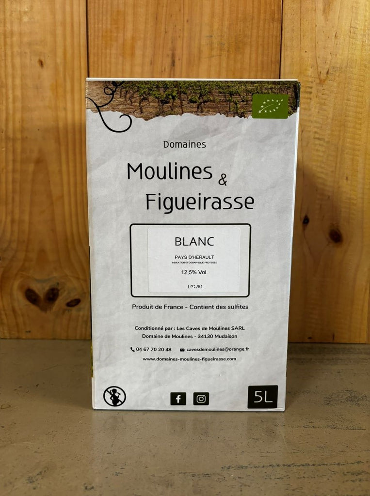 MOULINES Cigales IGP Hérault Bag in Box 5L Blanc