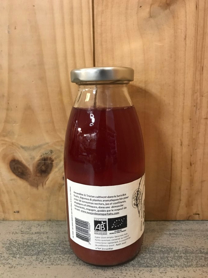 NOS JARDINS IMPARFAITS Framboise, Estragon du Mexique 25cl Jus de Fruits