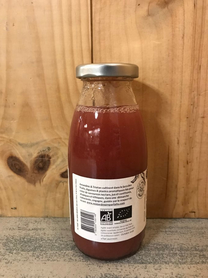 NOS JARDINS IMPARFAITS Groseille, Framboise, Galanga 25cl Jus de Fruits