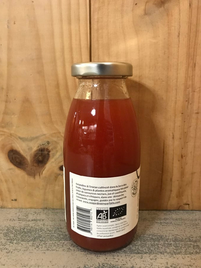 NOS JARDINS IMPARFAITS Tomate Ancienne, Piment de Bresse 25cl Jus de Fruits