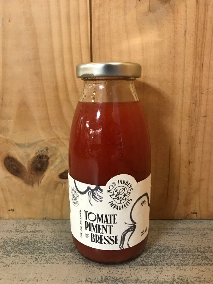 NOS JARDINS IMPARFAITS Tomate Ancienne, Piment de Bresse 25cl Jus de Fruits