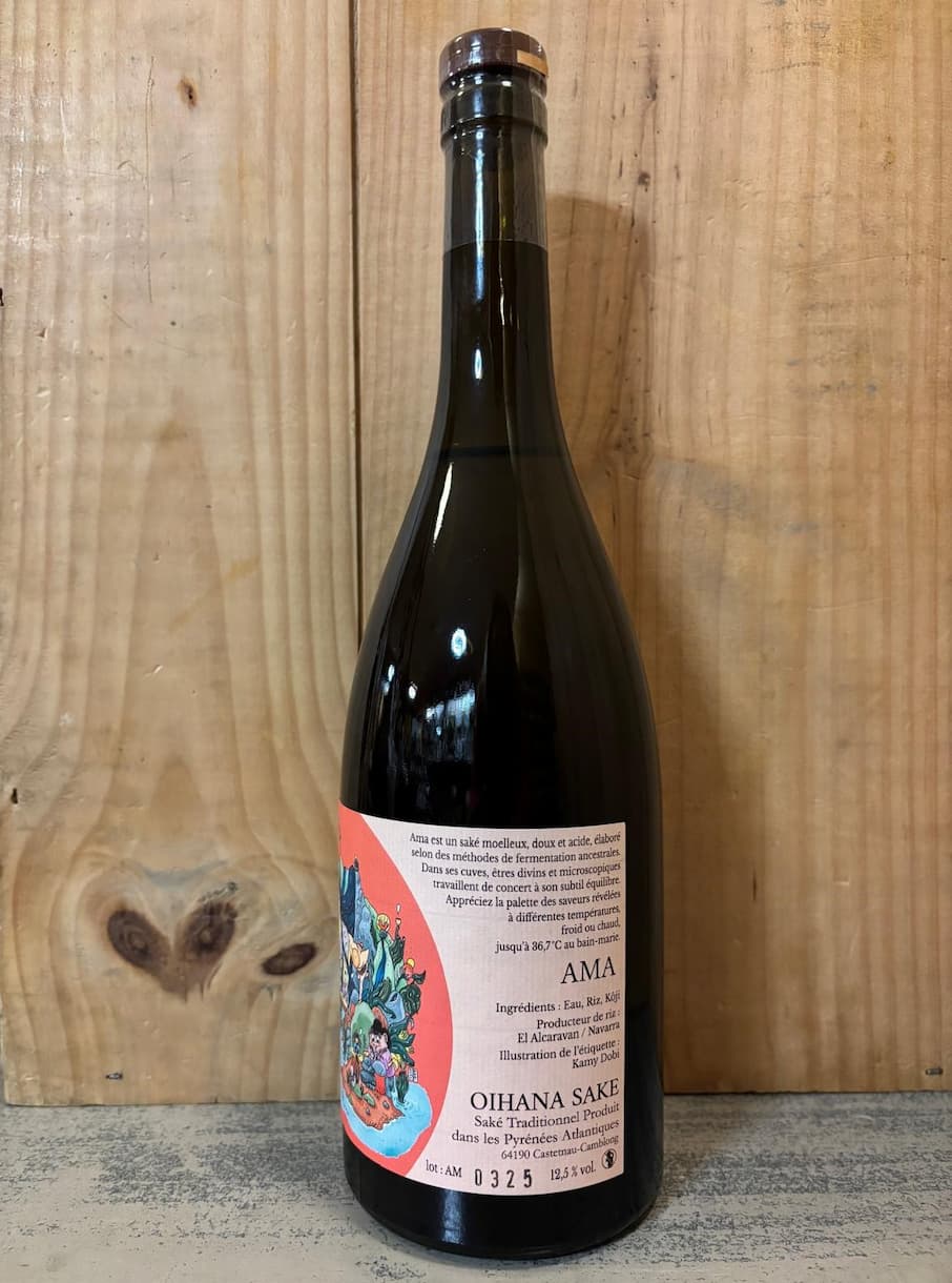 OIHANA Ama Rouge 2025 - Nature 12,5° 75cl Saké France
