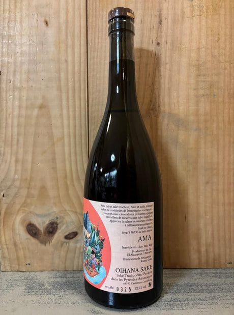 OIHANA Ama Rouge 2025 - Nature 12,5° 75cl Saké France