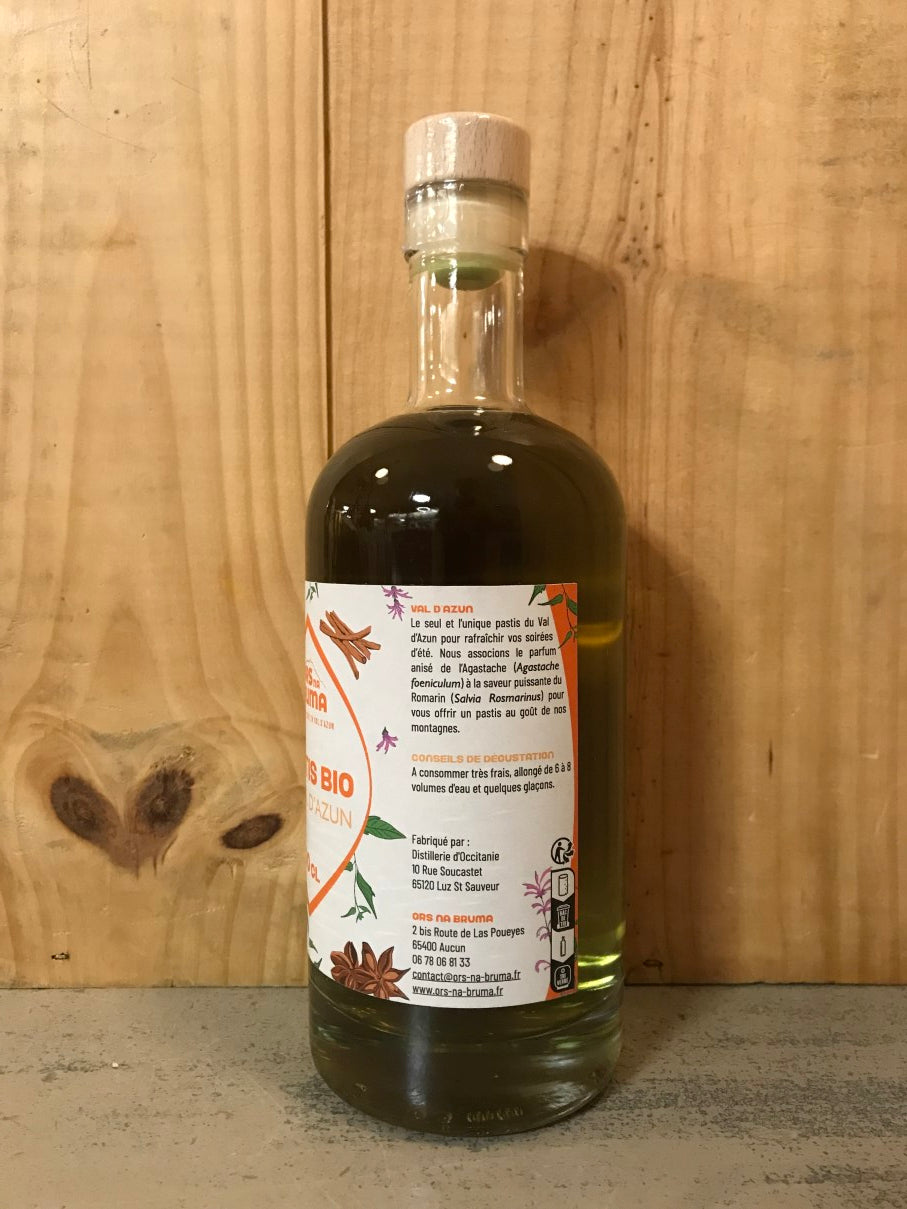 ORS NA BRUMA Pastis Bio du Val d'Azun 45° 50cl