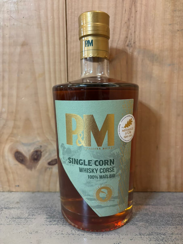 P&M Single Corn 42° 70cl Whisky Single Corn Corse France