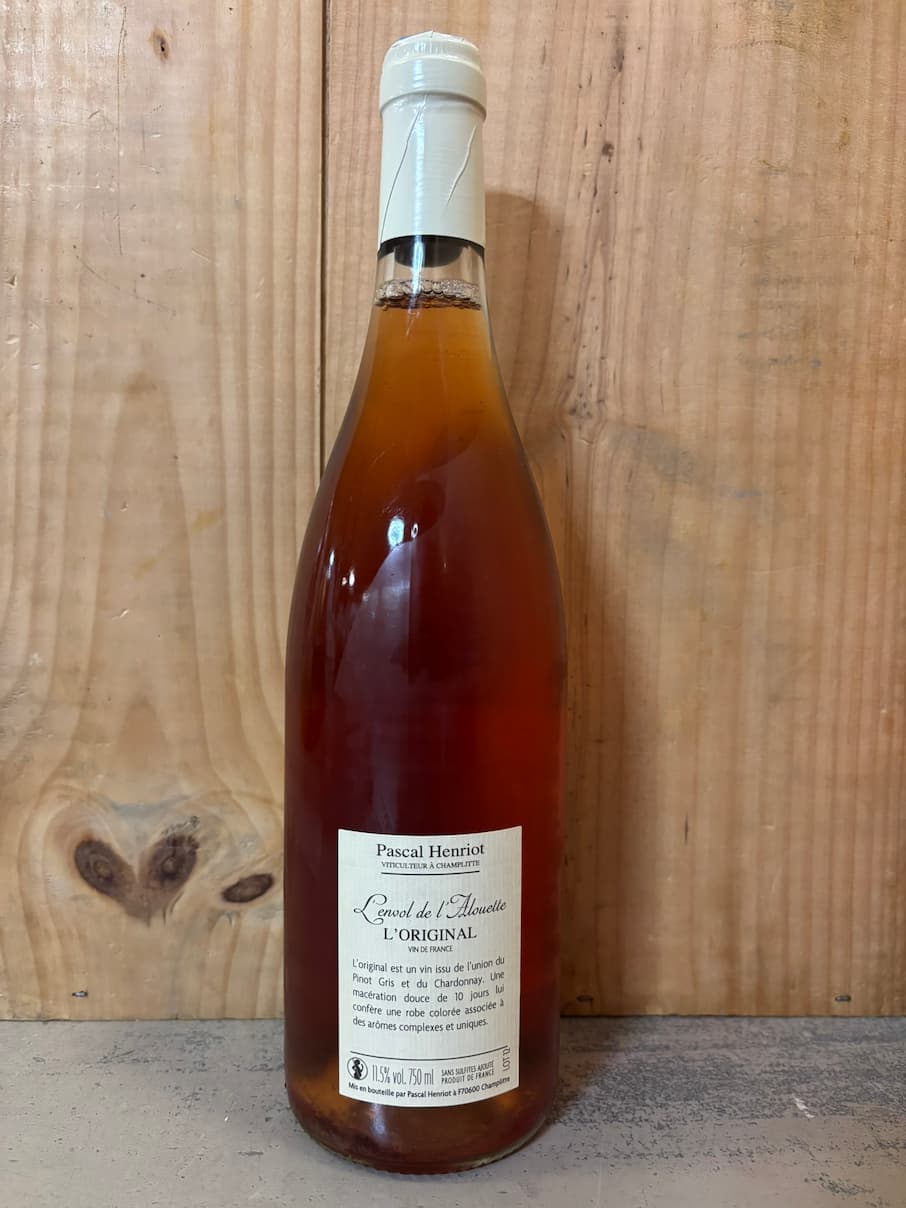 PASCAL HENRIOT L'Envol de l'Alouette L'Original 2022 Vin de France (Franche Comté) 75cl Orange