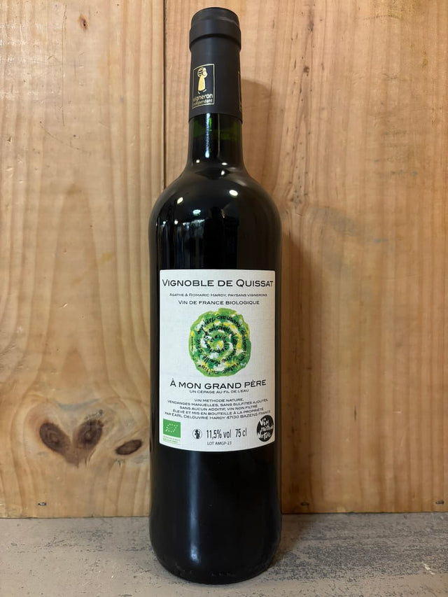 QUISSAT À Mon Grand Père 2023 Vin de France 75cl Rouge