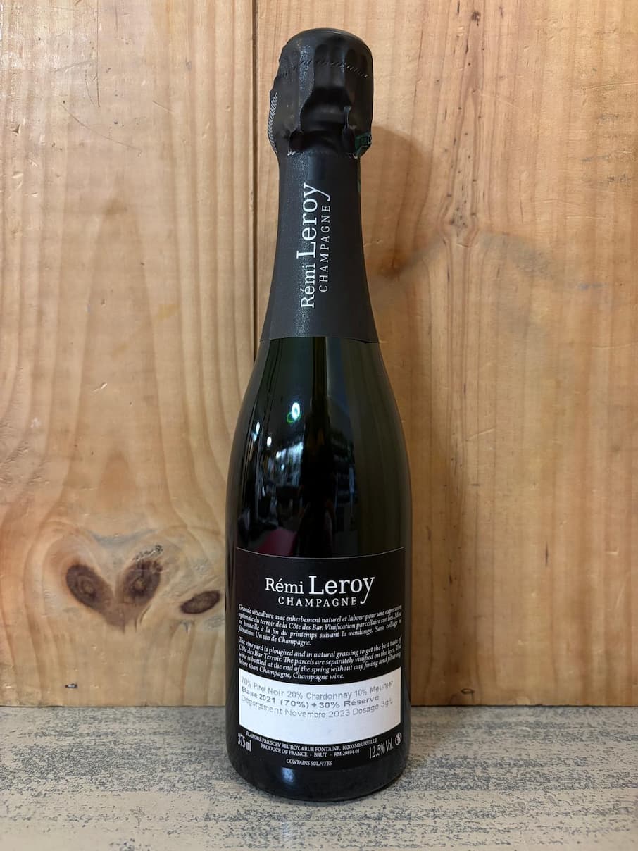 REMI LEROY Extra Brut base 2021 Champagne 37,5cl Demie Blanc