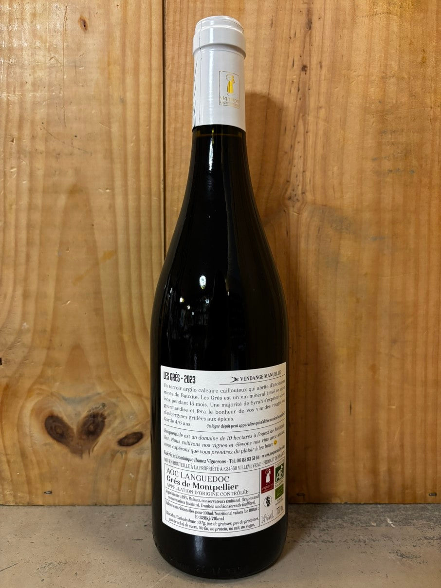 ROQUEMALE Les Grès 2023 AOC Grès de Montpellier 75cl Rouge